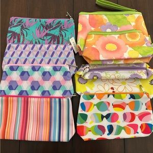Clinique GWP makeup bags NWOT Bundle of 8
